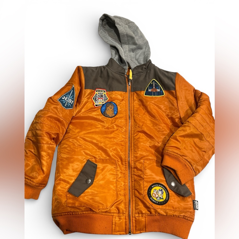 Disney Star Wars The Rise of Skywalker hooded bomber jacket Rebel Alliance 10